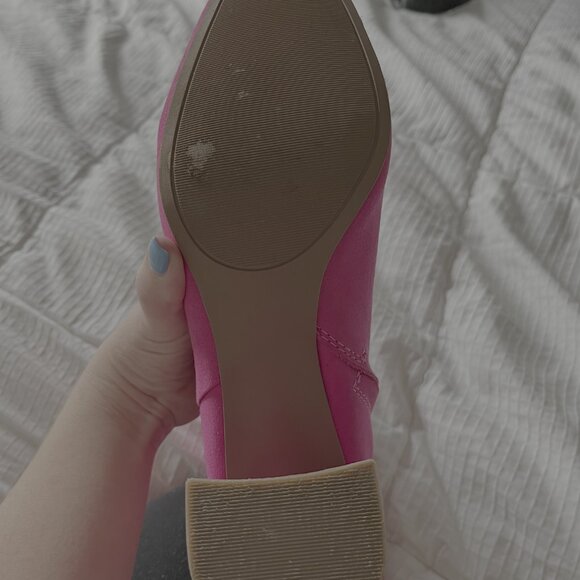 Jorya Pink Ankle Boots – Square Toe, Side Zipper – Like New – Worn Once - Picture 8 of 8